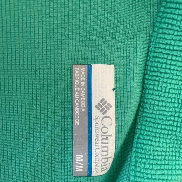 Teal Columbia quarter zip - Picture 3 of 3